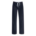 thumbnail image 4 of ABATAB Womens Summer Pants Casual Baggy Low Waisted Pants Full Length Drawstring Lounge Slacks Trousers with Pockets, 4 of 5