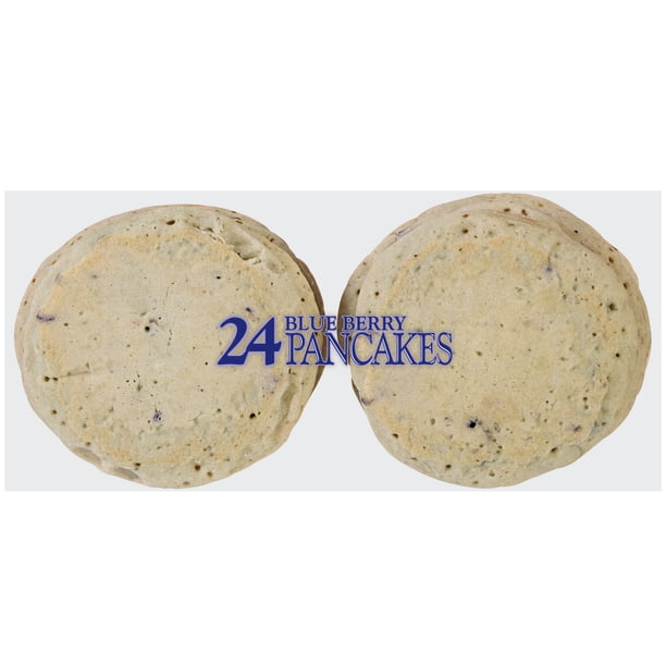 De Wafelbakkers Blueberry Pancakes, 33 oz, 24 Ct for Breakroom