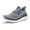 Moon Grey/Storm Grey, variant on Fittington Men's Slip on Walking Shoes - Breathable Wide Toe Box Sneakers with Arch Support & 5cm Cushioned Sole, All Day Long Comfort