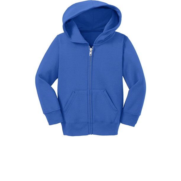 Port & Company Toddler Core Fleece Full-Zip Hooded Sweatshirt