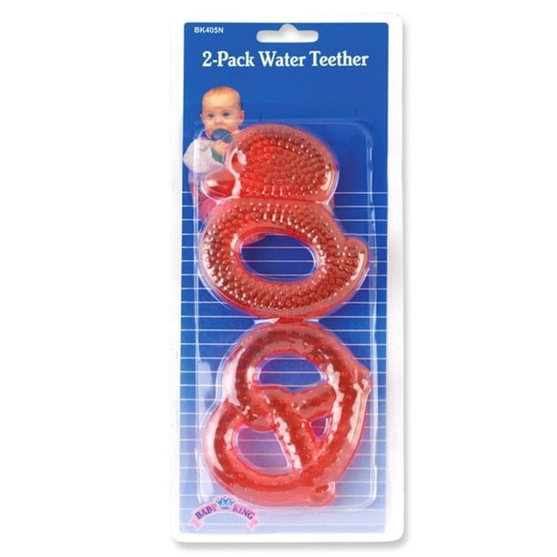 Baby King 2Pack Water Teether Colors May Vary Pink Or