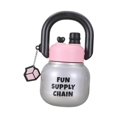 thumbnail image 1 of Botella de agua aislada Copa térmica para bebidas frías y calientes portátiles para mujeres linda botella de bebida de metal a prueba de fugas con Rosa, 1 of 8