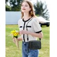 thumbnail image 5 of KL928 Soft Leather Crossbody Bag for Women Ladies Wide Strap Shoulder Bag Small Purses and Handbags, 5 of 7