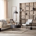 thumbnail image 4 of Bouclair Black Arched Metal Floor Lamp, 4 of 9