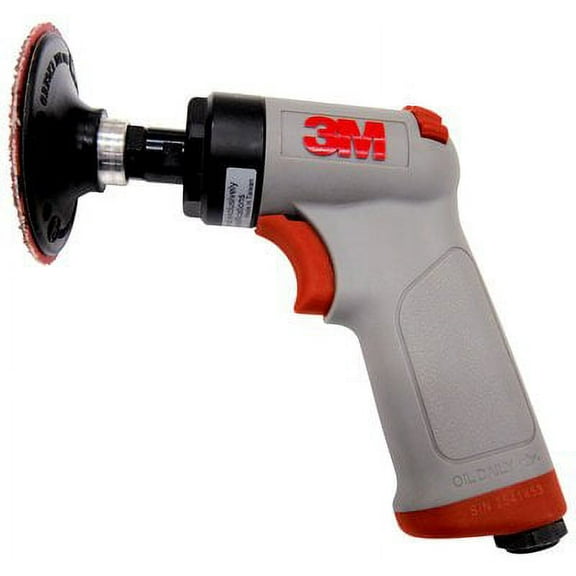 3M 28547 Disc Sander, Pistol Grip , Air-Powered, 3 Inch, 15,000 RPM