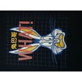 thumbnail image 2 of Looney Tunes Classic Cartoon Character Bugs Bunny Mens Navy Blue Graphic Tee - M, 2 of 4