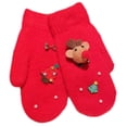 thumbnail image 4 of Guantes con forma de elementos de dibujos animados, guantes de dedo completo, guantes de montar para el frío invierno, regalo de alce, 4 of 5