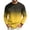 Yellow, variant on Mens Raglan Long Sleeve T-shirts with Ombre Gradient Design,Casual Crew Neck Tops for Daily Wear and Sports Layering Green 4XL