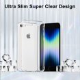 thumbnail image 3 of for iPhone SE Case 3rd Generation 2022/2020/2nd, iPhone 7/8 Case Clear, Transparent Thin Slim Flexible TPU Cute Cover Aesthetic Design, Soft Silicone for Women Girl Non-Yellow, Clear, 3 of 14