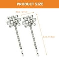 thumbnail image 2 of LOLIPPYY 2 Pairs Rhinestone Hair Clips for Women, Small Decorative Hair Barrettes Perfect for Parties and Everyday Wear, 2 of 7