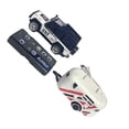 thumbnail image 2 of Bewildely Mini coche de control remoto de juguete para niños, modelo de coche de aleación con luces para efectos realistas o dañados Kits de construcción modelo tipo+1, 2 of 6
