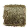 thumbnail image 2 of Shason Textile 1 Yard Cut Luxury Faux Fur Wolf Long Pile Fabric, Brown, 58” Wide for Crafts & Sewing, 2 of 5
