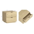 thumbnail image 3 of Chrystie Contemporary Modern Nightstand in Natural, 3 of 10