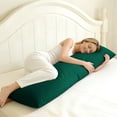 thumbnail image 6 of Ultra Soft Body Pillowcase, Dark Green, 20x54 Inch, Brushed Microfiber with Envelope Closure, 1 Pack, 6 of 7