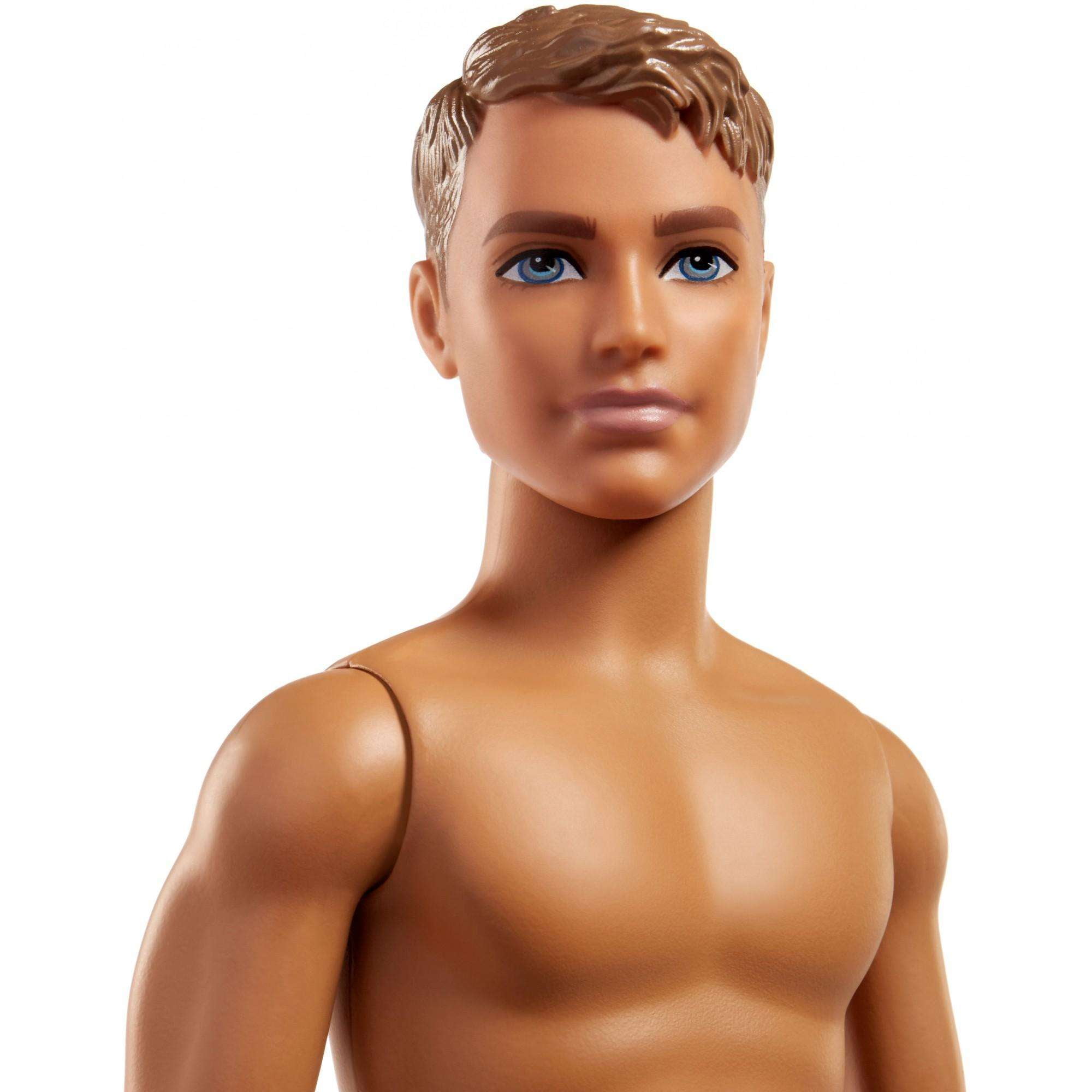 Magazijn rand God Barbie Ken Beach Doll with Multi-Colored Swimsuit Trunks - Walmart.com