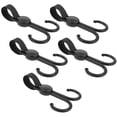 thumbnail image 2 of Ganchos dobles para cochecito portátil, gancho colgante para carrito de compras, hebillas colgantes, 5 uds., 2 of 3