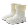 thumbnail image 4 of HAOTAGS Rain Boots for Women, Rainy Day Wear Casual Waterproof Shoes White 6.5, 4 of 4