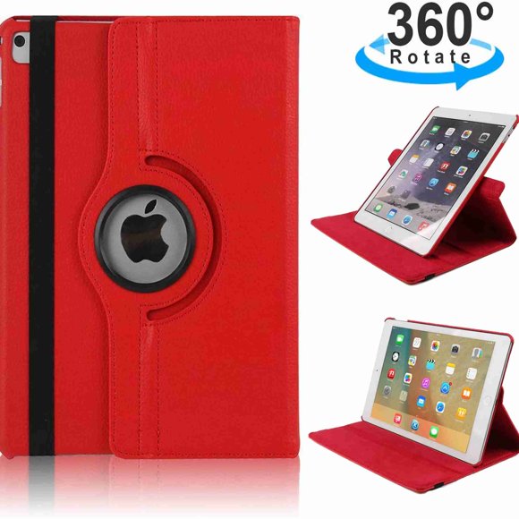 KeeGuard Red 360° Degree Smart Rotating for Apple iPad Mini 2 / 3 Case Cover
