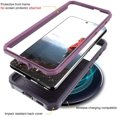 thumbnail image 3 of ArmadilloTek Vanguard Compatible with Samsung Galaxy S21 Case, Military Grade Full-Body Rugged with Built-in Kickstand [Screenless Version] - Purple, 3 of 4