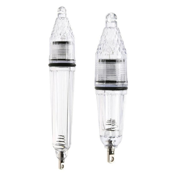 Peces submarinos que atraen señuelos Luz de flash de pesca LED (luz blanca) (12 cm)