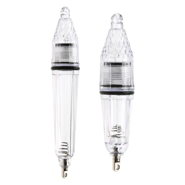 Peces submarinos que atraen señuelos LED Flash de pesca (luz amarilla) (12 cm)