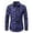 Dark Purple, variant on Mens Shirts Full Floral Print 2026 Stylish Slim Fitted Long Sleeve Lapel Top Casual Comfortable Shirt for Men Dark Purple L