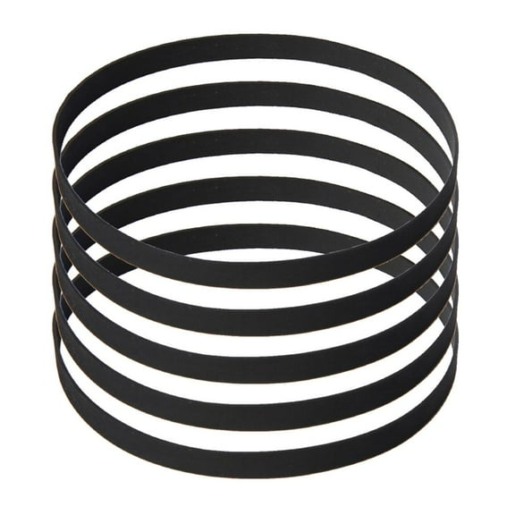 Yammee 5PCS 5mm Turntable Belt Replacement Fold Length 47-150MM for RetroVinyl Recorder