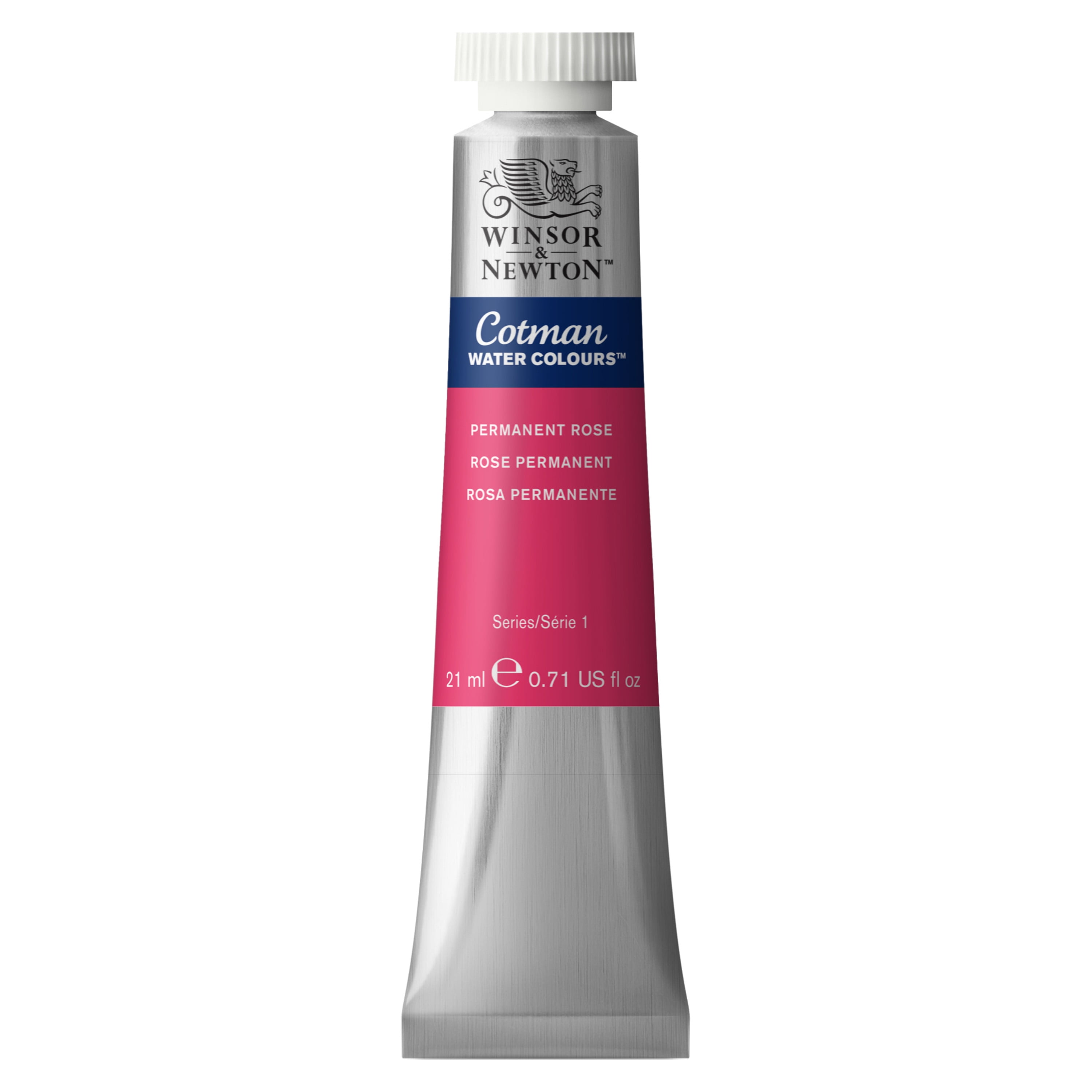 Winsor & Newton Cotman Watercolor, 21ml Tube, Permanent Rose