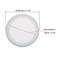 thumbnail image 2 of Unique Bargains Speaker Grill Cover 3 Inch 106.5mm Mesh Decorative Circle Subwoofer Protector White 2pcs, 2 of 6
