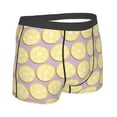 thumbnail image 3 of Naloa Yellow Lemon Slices Print Mens Underwear - Boxers for Men, Classic Briefs for Men, 3 of 9