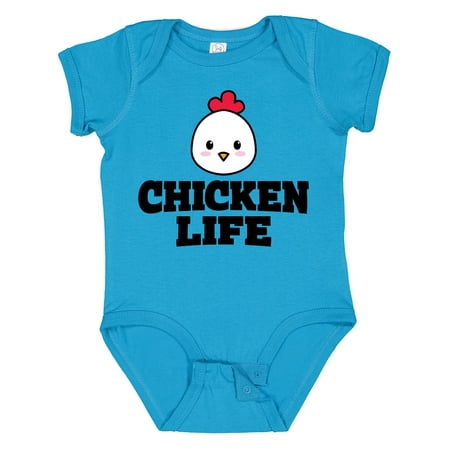 

Inktastic Chicken Life Gift Baby Boy or Baby Girl Bodysuit
