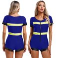thumbnail image 3 of Supervisor de seguridad para mujeres Guardia de seguridad Cosplay Trajes de cosplay Disfraz de Halloween Bombero Jefe de bomberos Ropa de juego de rol, 3 of 5
