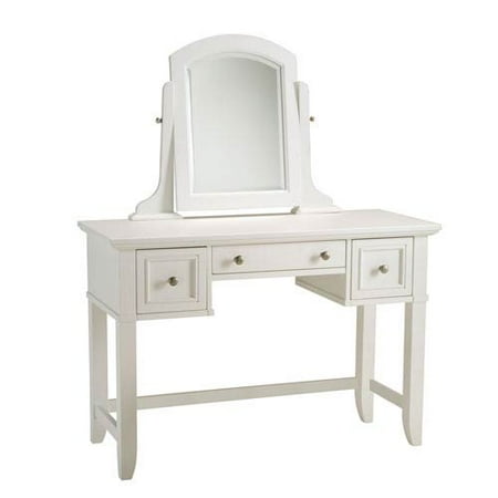 Home Styles Naples Vanity Table And Mirror White Walmart Com