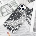 thumbnail image 3 of Compatible with iPhone 14 Pro Glossy Case with Bling Diamond Bracelet Rhinestone Crystal Shiny Chain Glitter Luxury Fashion Protection Shockproof Case for Women Girls-Silver, 3 of 12