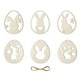 thumbnail image 2 of Xihbxyly Adornos de Conejito de Pascua de Madera, Sin Terminar, con Virutas de Madera, Divertidos para Pintar y Hacer Manualidades, Perfectos para Colgar, Decoración Navideña, Versátiles para Fiestas, 2 of 6