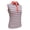 Pink/Salmon Pink, variant on Monterey Club Women's Layla Print Sleeveless Golf Polo Shirt #2397