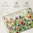 thumbnail image 6 of Elephant Stock Springtime Meadow Flowers Ii Wall Art - Horizontal Canvas Wall Art - Living Room Wall Decor - Abstract Canvas - Gray And Brown Decor By Silvia Vassileva - 48" x 32", 6 of 8