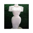 thumbnail image 2 of Conjunto Blusa Con Olan Y Falda Ajustable Casual De Mujer Color Blanco Talla Unitalla Marca Emil SaEs, 2 of 4