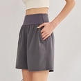 thumbnail image 7 of SAWOBUUN Women High Waist Running Shorts Loose Fit Athletic Quick Dry Breathable Workout Shorts for Gym Yoga Casual, 7 of 7