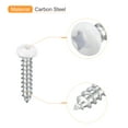 thumbnail image 4 of Tornillos blancos ST3x16mm, tornillos autorroscantes, paquete de 100, tornillos de cabeza plana Phillips para trabajar la madera, 4 of 5