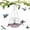 A Purple, variant on LEJHVAQK Solar Cascade Hanging Bird Bath Fountain,Outdoor Hanging Bird Bath with Solars Pump & Glass Bowl,Attracting Wild Birds and Hummingbirds for Outdoor Garden Backyard Patio Lawn (A Pink)