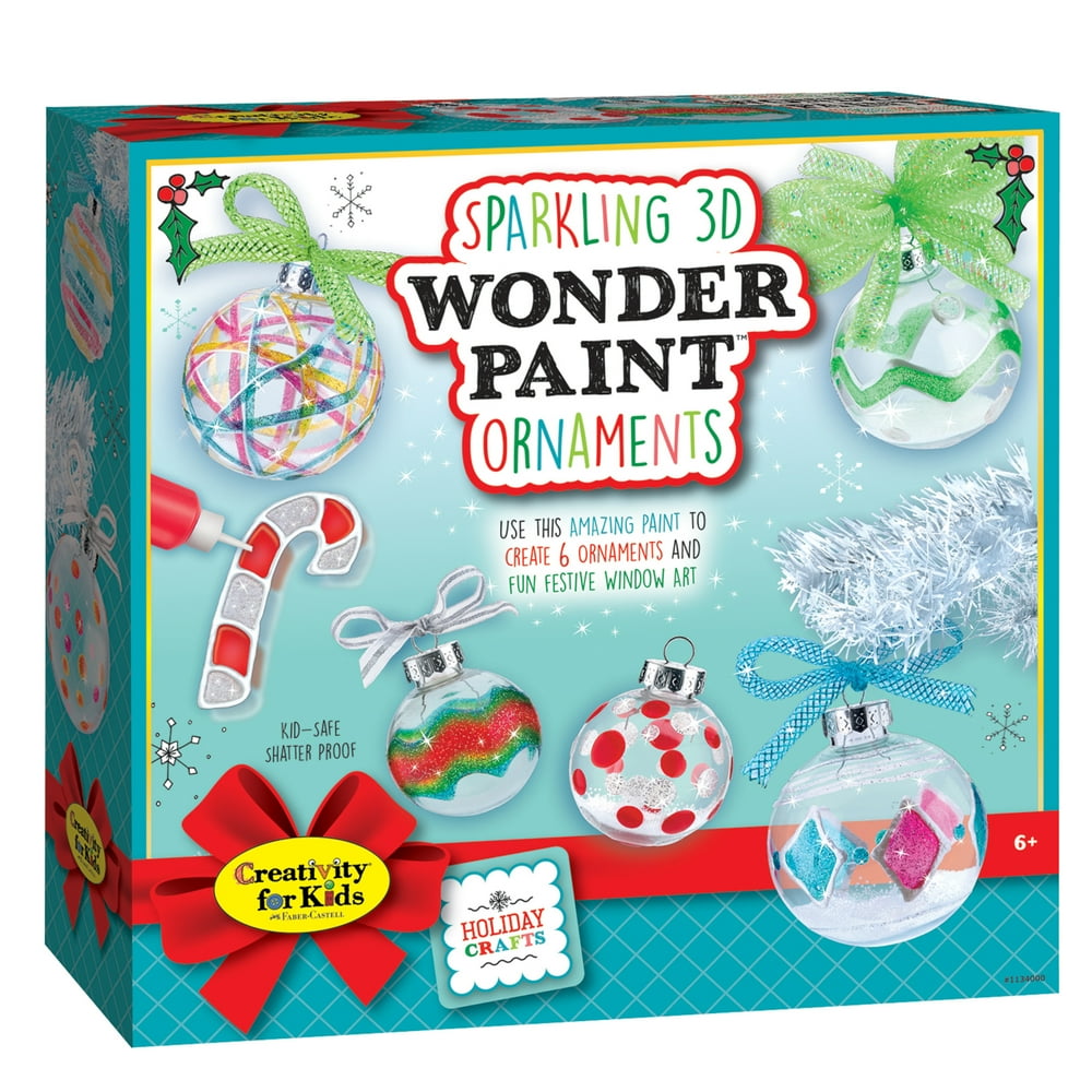 Creativity for Kids Wonder Paint Ornaments  Child, Beginner Craft Kit