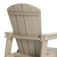thumbnail image 6 of WestinTrends Malibu Kids Outdoor Adirondack Plastic Patio Chair (Set of 2), Weathered Wood, 6 of 15