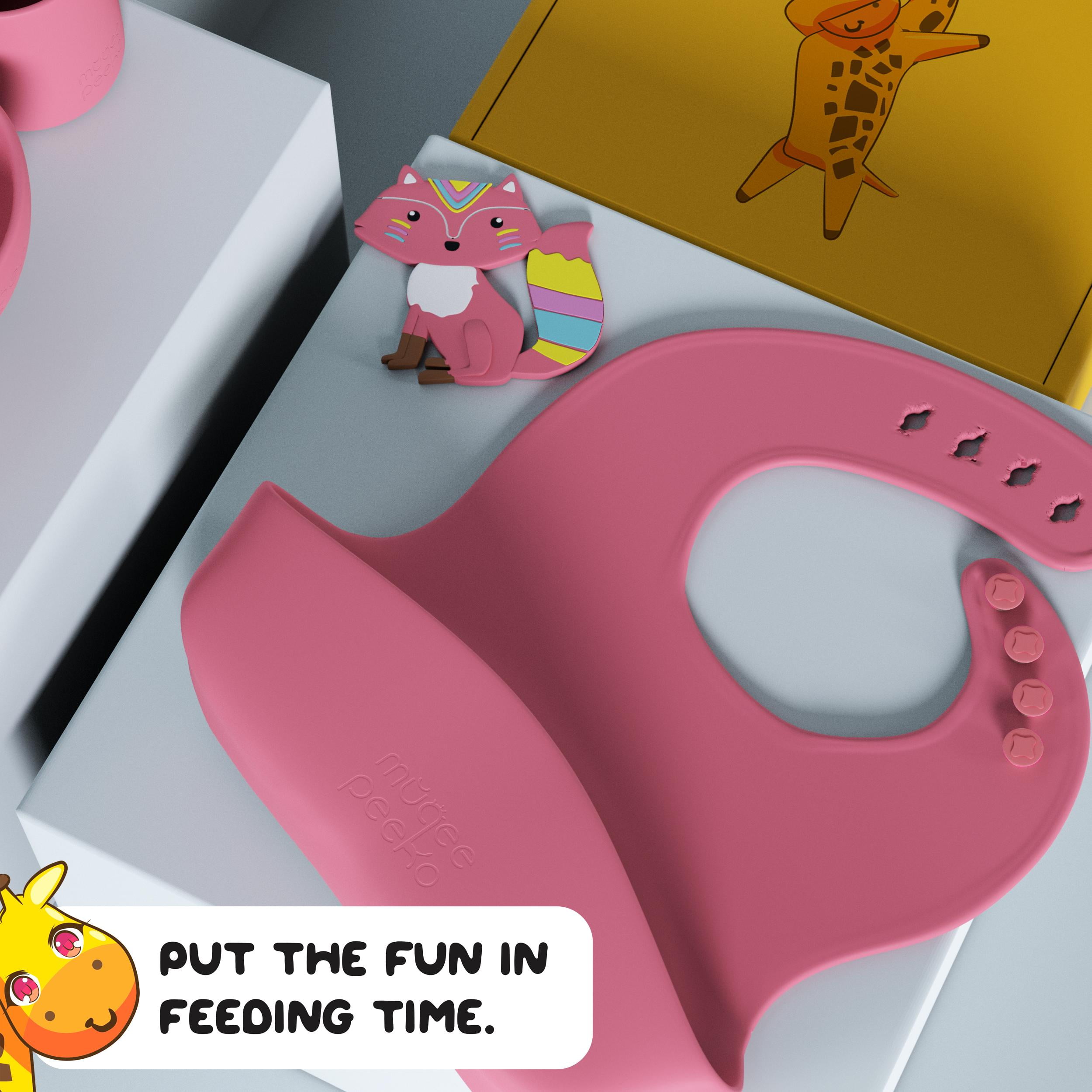 Trixie PLA 2-PACK - Assiette pour enfants - pink/argenté 