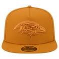 thumbnail image 2 of Men's New Era  Brown Baltimore Ravens Color Pack A-Frame 59FIFTY Fitted Hat, 2 of 5
