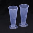 thumbnail image 3 of MasteelfCA 2pcs 100ml Plastic Measuring Scale Cups Transparent Chemical Industry Cone Liquid Container Graduated Cups Measurement Cups, 3 of 7