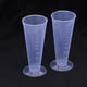 thumbnail image 2 of 2 vasos medidores de plástico de 100 ml, transparentes, para la industria química, recipientes cónicos para líquidos, vasos graduados, vasos medidores., 2 of 5