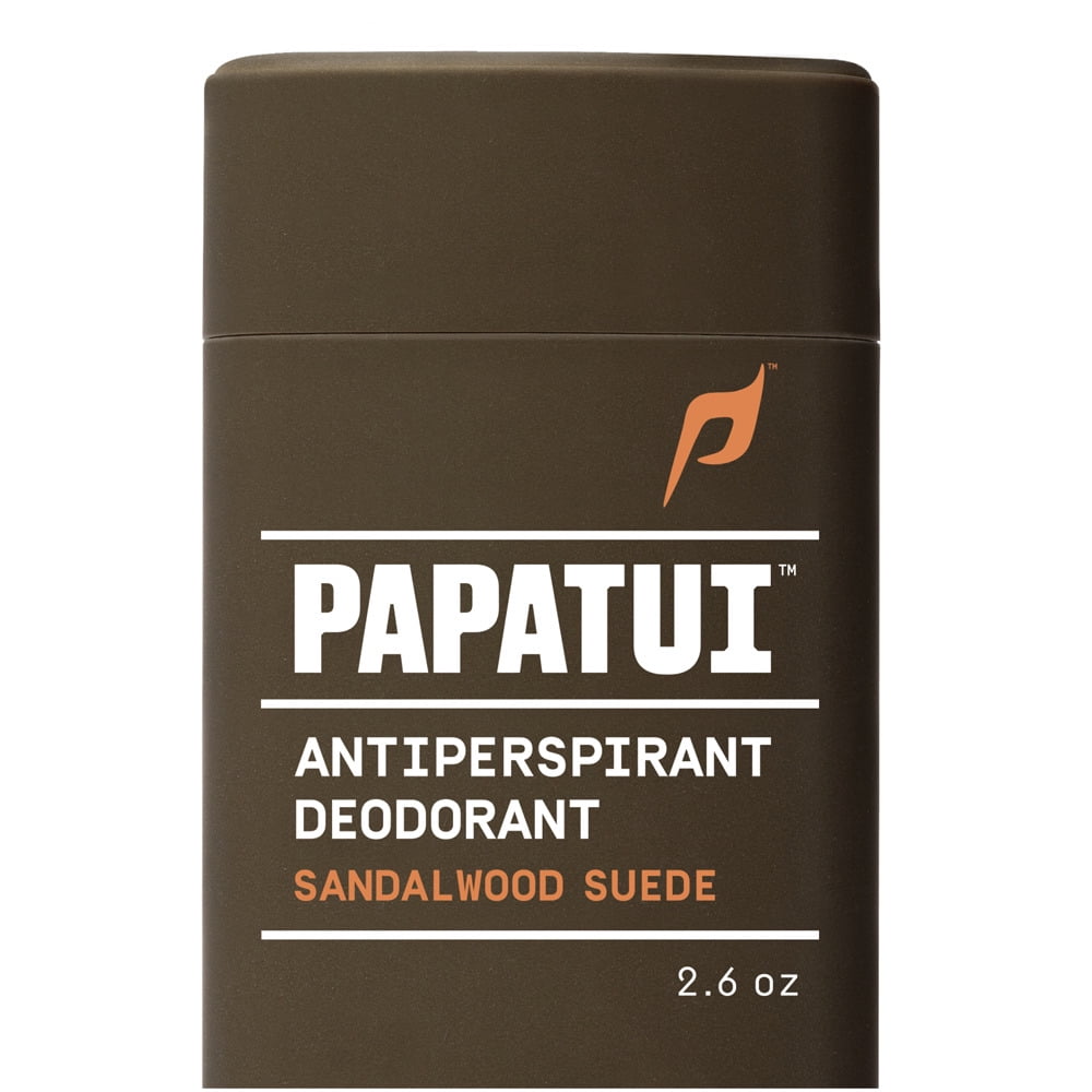 Papatui Triple Action Complex Men's 48-Hour Antiperspirant and Deodorant, Sandalwood Suede, 2.6 oz