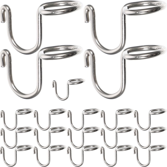 unbranded 20Ud Conectores De Acero Inoxidable Para Ahorra Espacio En Clóset Y Ropa