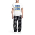 thumbnail image 5 of CafePress - Ukraine Strong Men's Light Pajamas - Men's Light Loose Fit Cotton Pajama Set, 5 of 7